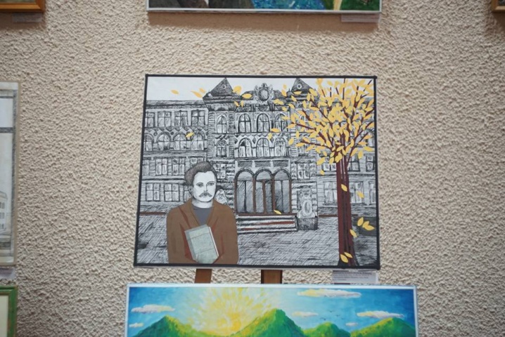 На честь Франка містянам представили графічні роботи учнів художніх шкіл області