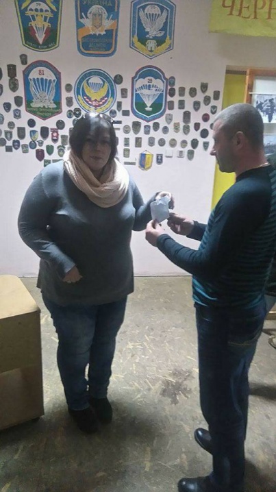 Чернівецька волонтерка отримала нагороду від Міністерства Оборони України