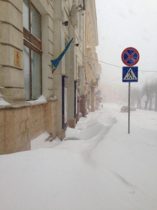 «Ні одна дорога не прочищена!», – чернівчани поділилися у соцмережах світлинами заметеного снігом міста