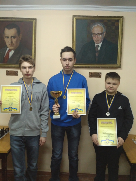Шаховий чемпіонат області (U20) виграв Денис Михайлюк 