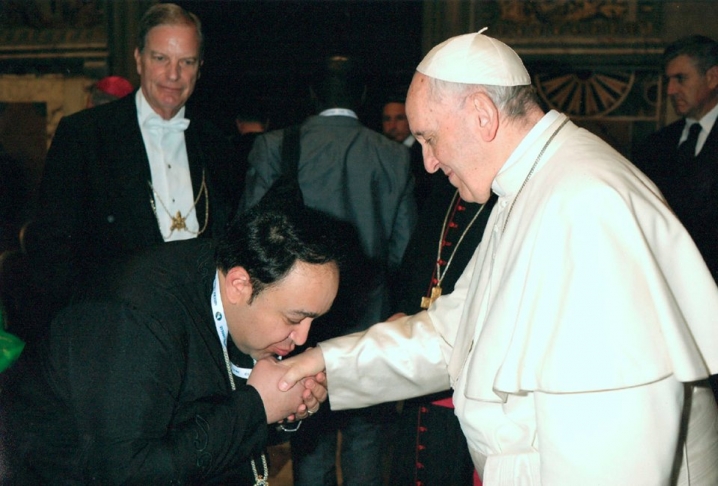 Отець Валерій Сиротюк зустрівся з Папою Римським