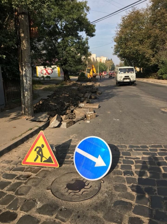 Розпочався ремонт дороги на вулиці Білоруській