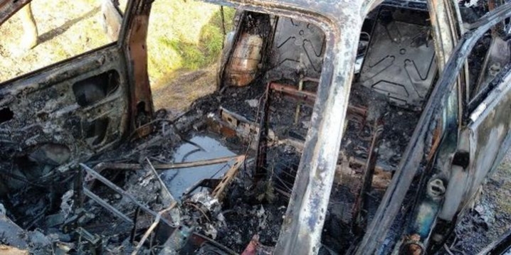 На Кіцманщині згорів автомобіль