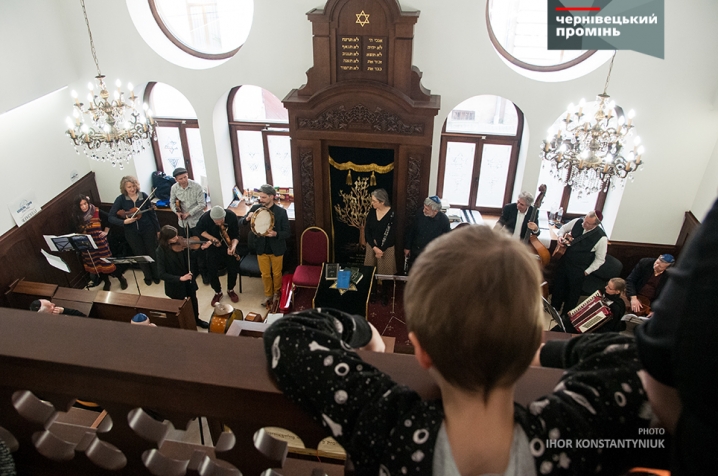 Австрійські клезмери виступили у чернівецькій синагозі