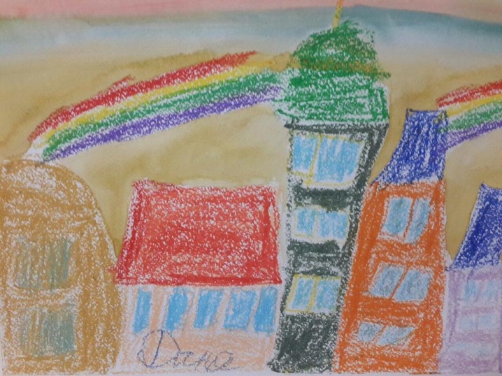 Малюнок 9-річної чернівчанки прикрасить Ратушу до Дня захисту дітей