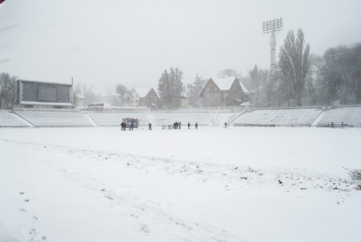 Матч "Буковина" - "Тернопіль" не зіграли через снігопади