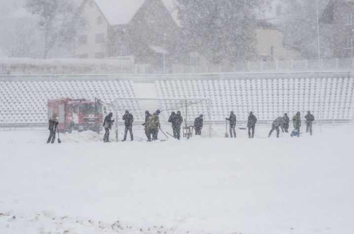 Матч "Буковина" - "Тернопіль" не зіграли через снігопади