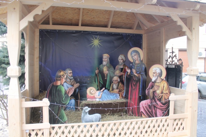 У храмі Параскеви освятили Різдвяний Вертеп