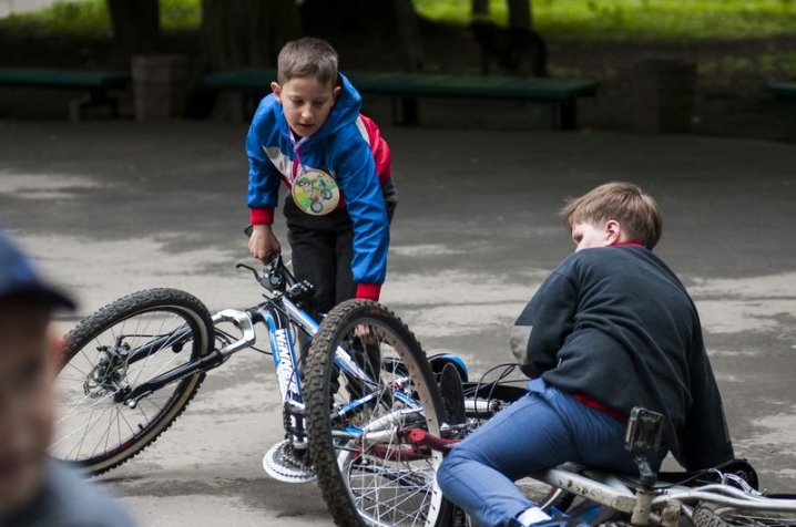 У Центральному парку відбувся дитячий велопробіг