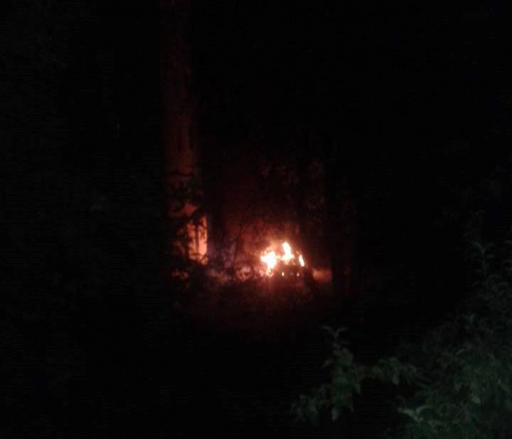 На проспекті Незалежності згоріла машина