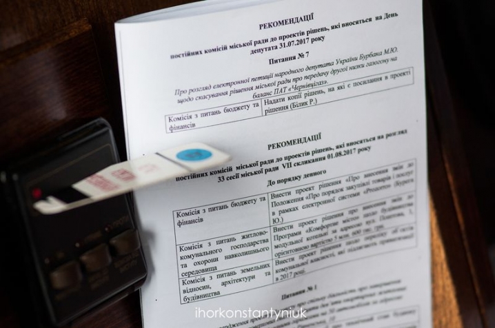 Сесія міськради у фотографіях