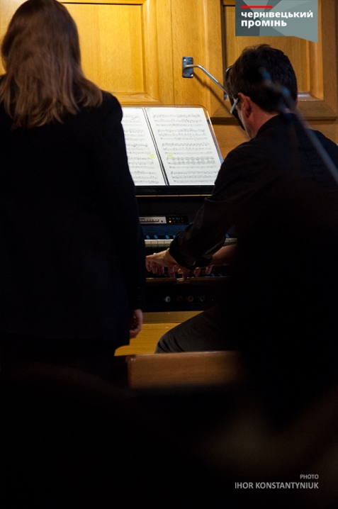 У Чернівцях відбувся концерт швейцарського органіста