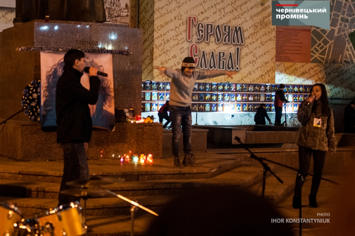 На Центральній площі відбувся вечір пам’яті Кузьми Скрябіна