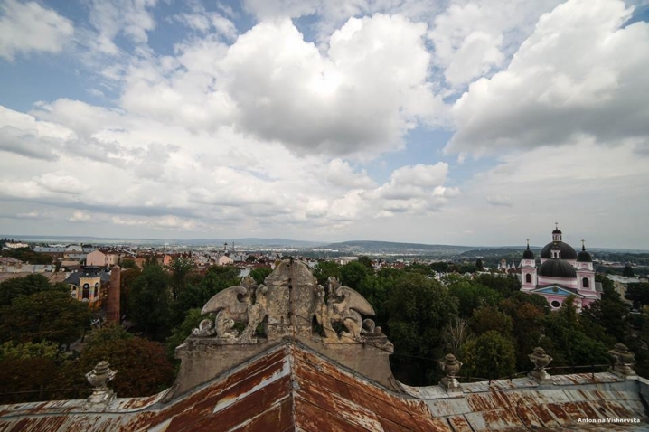 Чернівчанка опублікувала приголомшливі фото з дахів міста