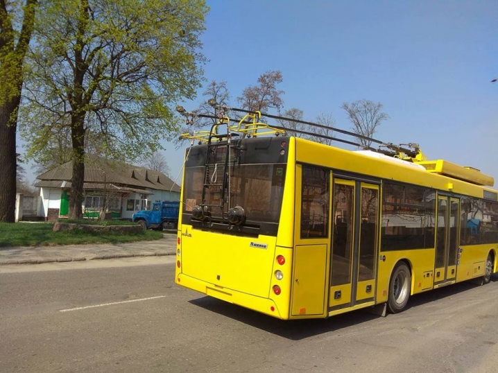 Нові тролейбуси виїхали на тестовий рейс до Садгори