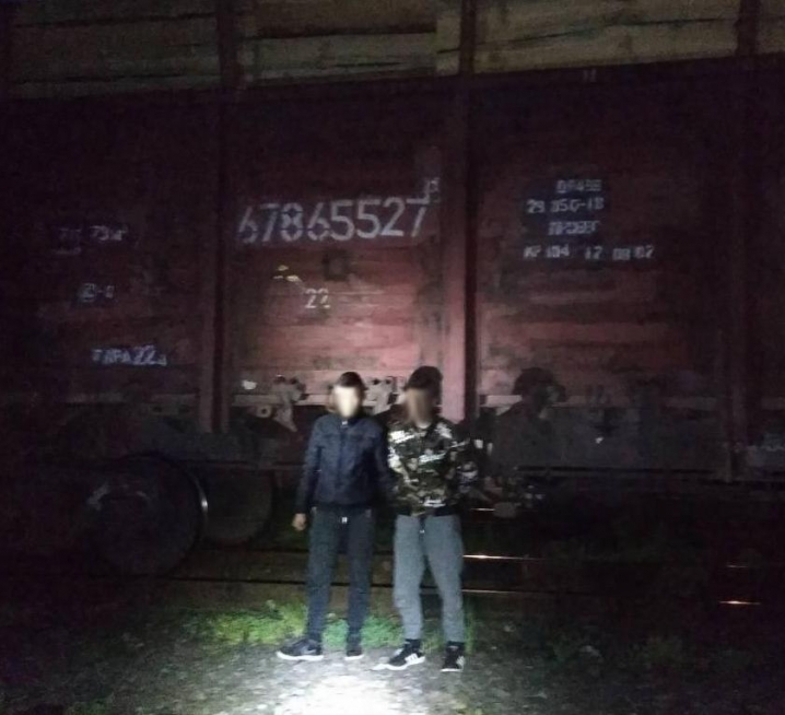 Буковинські прикордонники впіймали двох правопорушників, які їхали до Румунії у вагоні з лісом