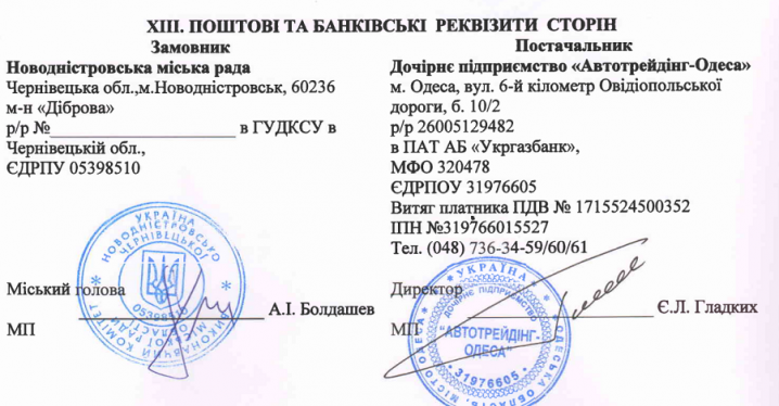 Новодністровська міська рада закупила автівку за понад мільйон гривень