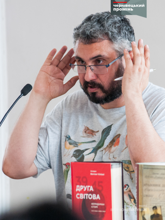 Відомий журналіст Вахтанг Кіпіані презентував у Чернівцях книгу про Василя Стуса