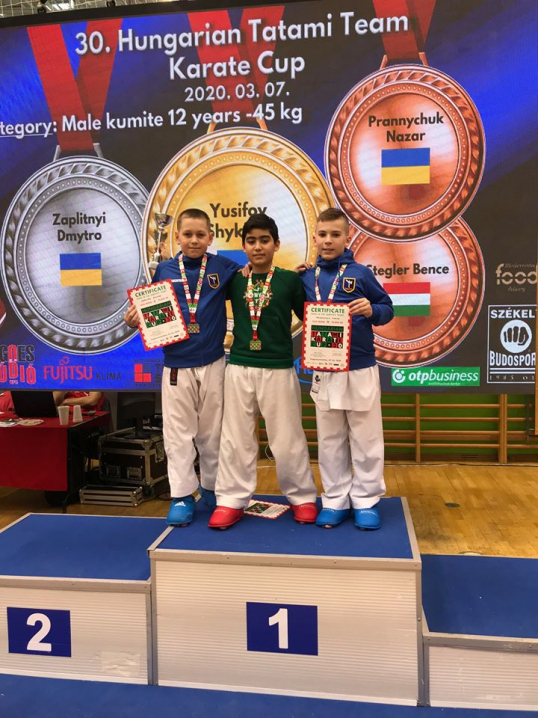Чернівецькі каратисти вибороли 32 медалі на турнірі в Угорщині
