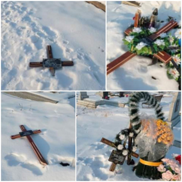У Заставні вандали потрощили хрести на міському кладовищі 