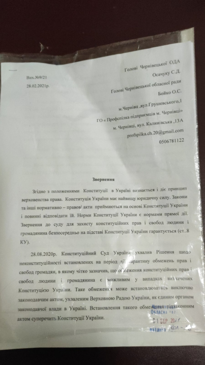 Мітингуючі чернівчани прийшли до міської влади боротися за право на працю (оновлено)