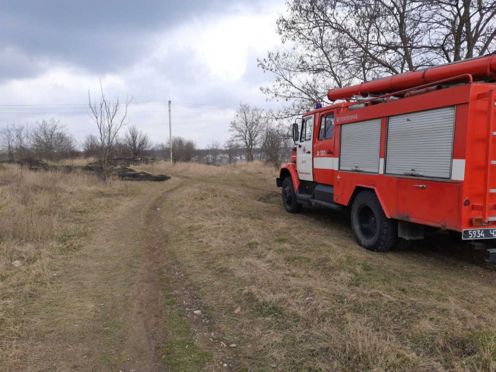Пожежі на Буковині: вогнем знищено 5 га сухої трави