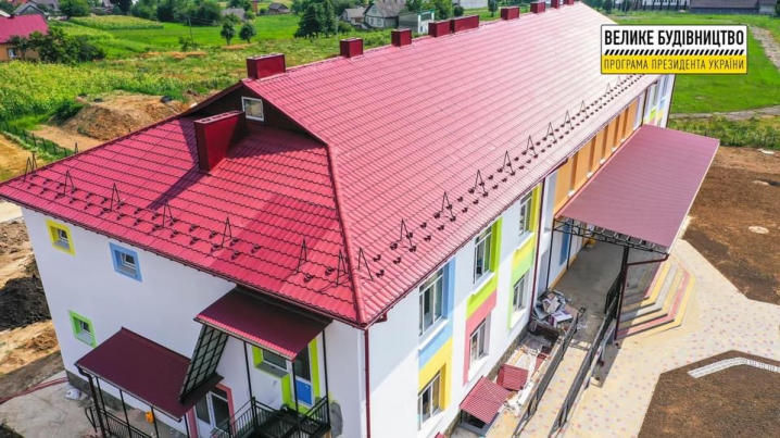 В Опришенах завершується будівництво дитячого садка на 180 вихованців