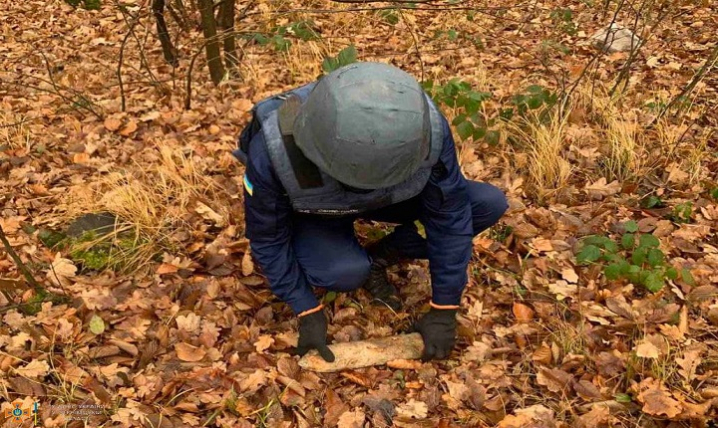 На Буковині поблизу села Тарашани виявили боєприпас часів ІІ Світової війни