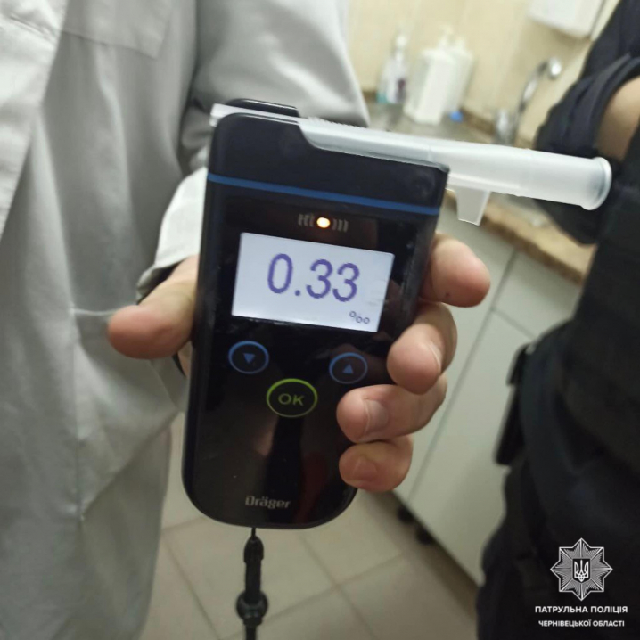 За вихідні на Буковині патрульні спіймали 25 п‘яних водіїв