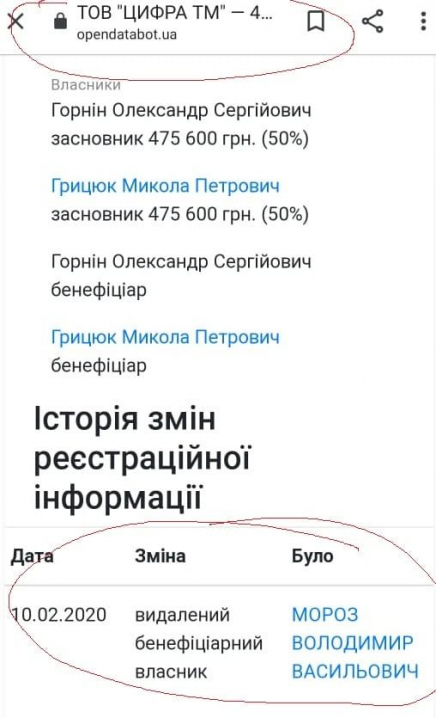 Клічук хоче віддати землю керівнику партії «Єдина альтернатива» Володимиру Морозу