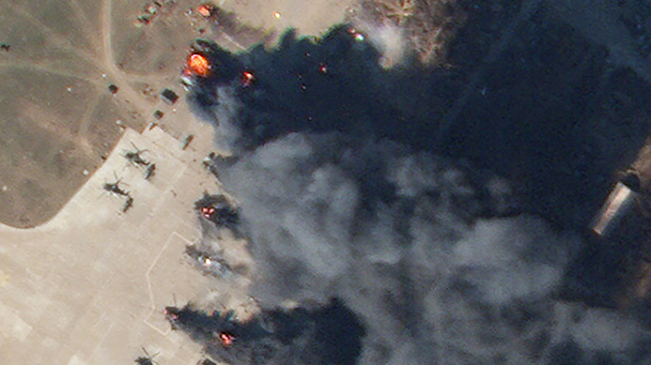 ЗСУ знищили три гелікоптери окупантів в аеропорту Херсона