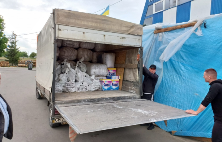 З «Олімпії» у громади Буковини відправили допомогу для переселенців