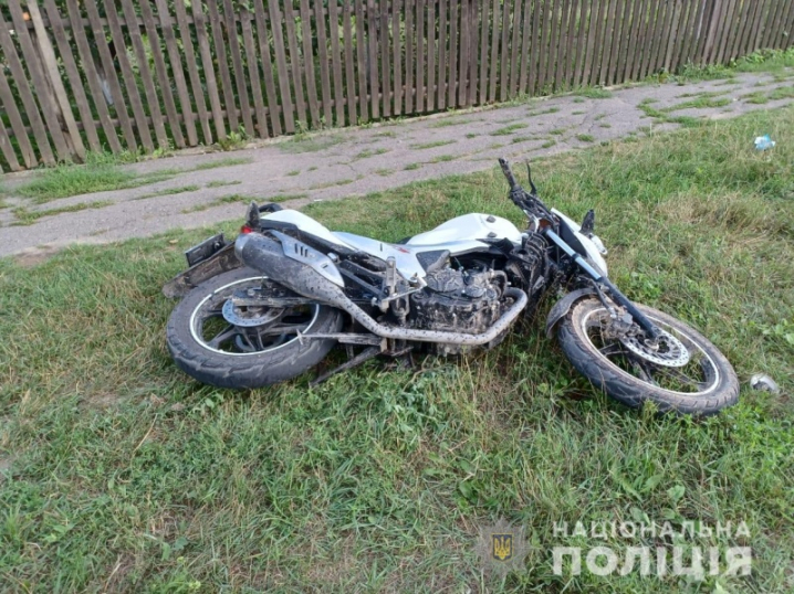 У ДТП на Сокирянщині травмувався 17-річний мотоцикліст