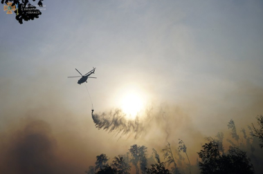На Закарпатті масштабна пожежа: до гасіння залучили авіацію