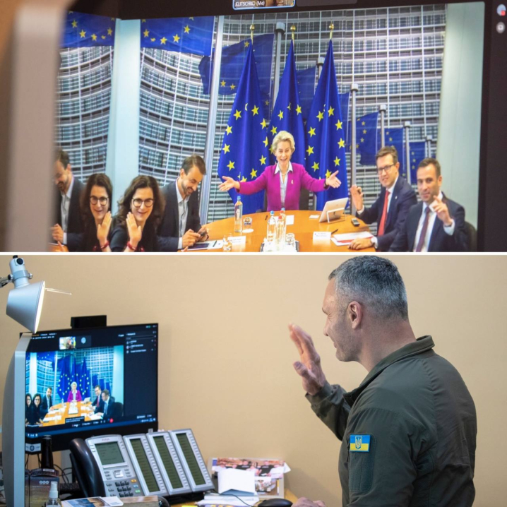 Кличко онлайн взяв участь у зустрічі мерів Eurocities з Урсулою фон дер Ляєн