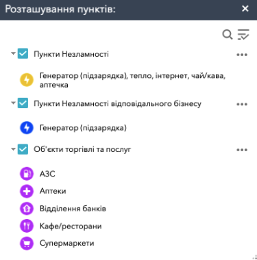 «Пункти незламності» у Чернівецькій області на онлайн-мапі розділили на три категорії