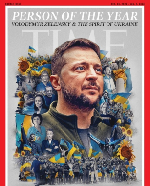 Журнал TIME визнав президента України людиною року і «дух України»