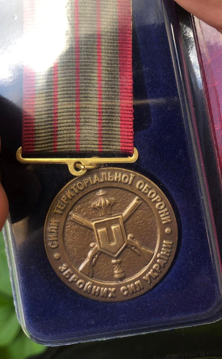 Воїна з Буковини нагородили медаллю Командувача Сил територіальної оборони