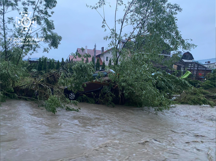 Повінь на Львівщині: рятувальники опублікували вражаючі фото наслідків стихійного лиха