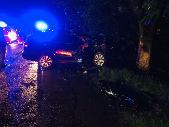 Автівка в'їхала у дерево: на Франківщині у ДТП загинули п'ятеро молодих чоловіків