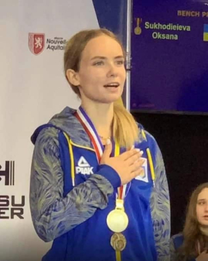 Буковинка Оксана Суходєєва стала чемпіонкою Європи з жиму лежачи серед юніорів