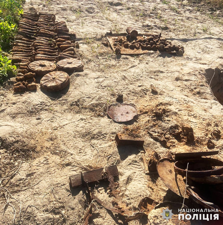 У Житомирі жінка, копаючи картоплю, знайшла 85 мін та 8 гранат часів Другої світової війни
