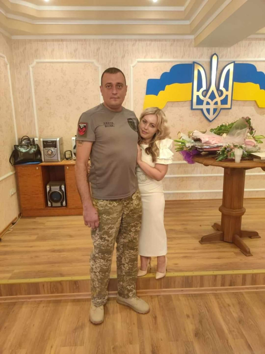 Військовий з Буковини одружився на передовій