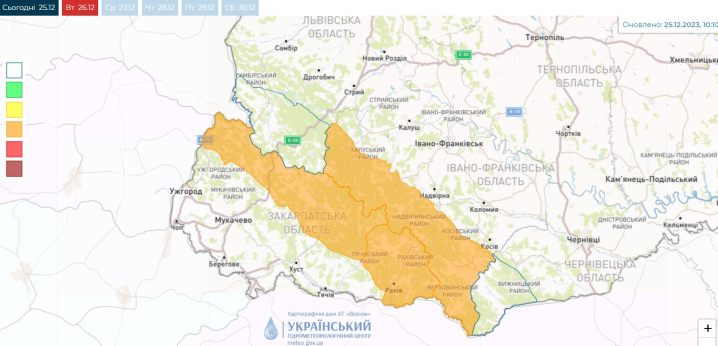 Українців закликають утриматися від походів у Карпати