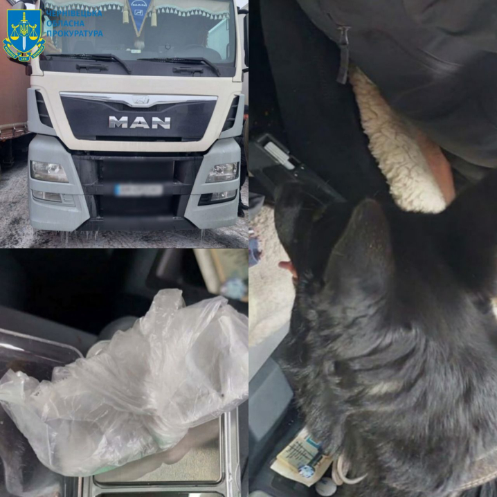 На кордоні із Румунією прикордонний собака винюхав у житомирянина наркотики
