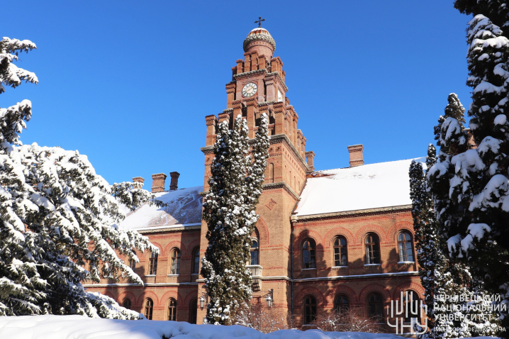 Засніжена Alma-mater: чарівні світлини Чернівецького національного університету