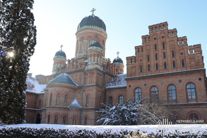 Засніжена Alma-mater: чарівні світлини Чернівецького національного університету