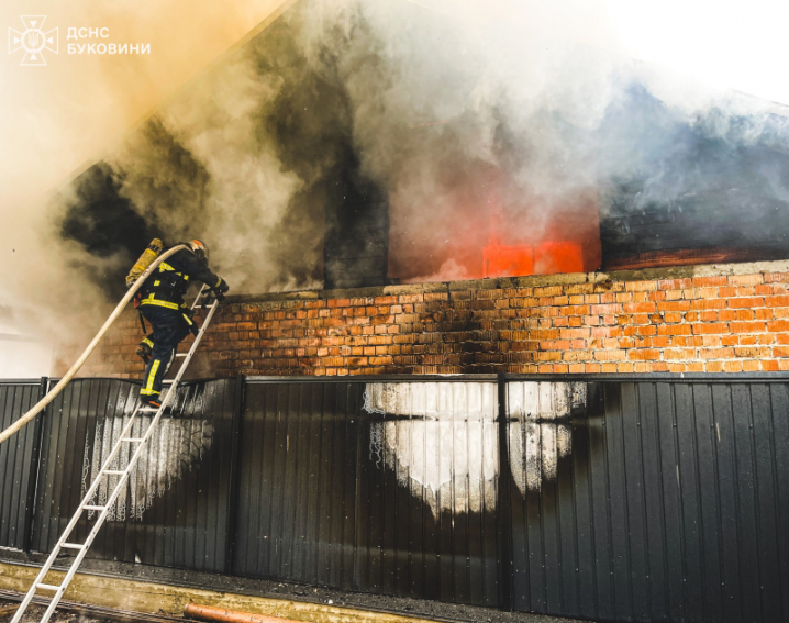 У Чернівцях сталася масштабна пожежа в житловому будинку, вогонь знищив кухню та котельню