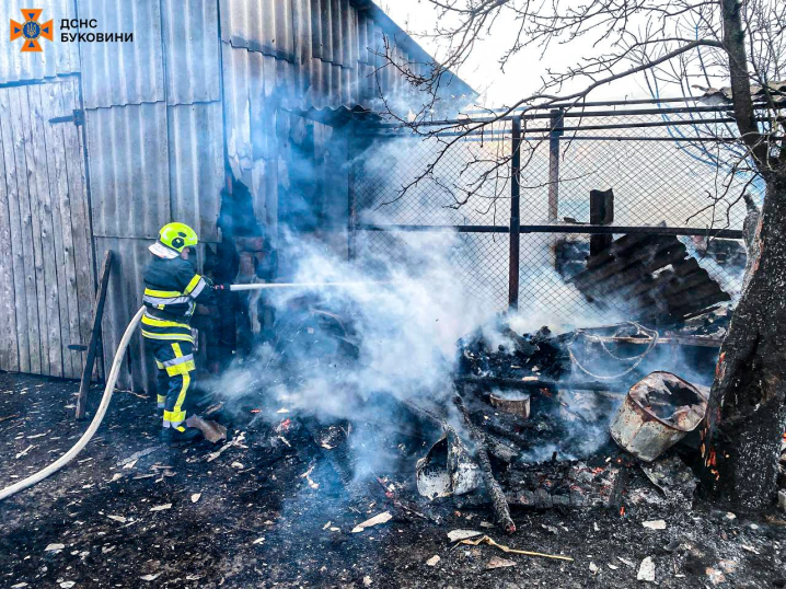 Господарі спалювали сміття, а вогонь перекинувся на будівлі: на Буковині сталося 12 пожеж