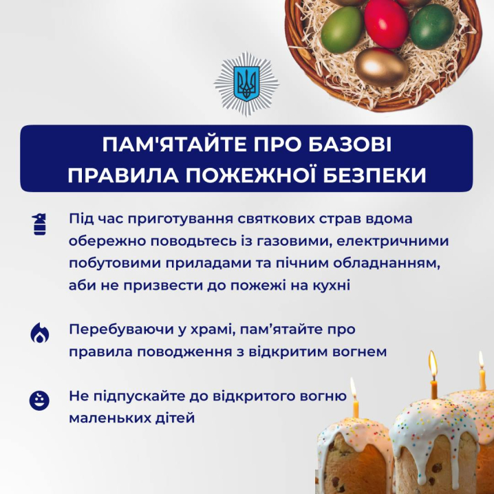 Поліцейські радять Буковинцям подбати про безпеку під час Великодніх богослужінь Поліцейські радять Буковинцям подбати про безпеку під час Великодніх богослужінь